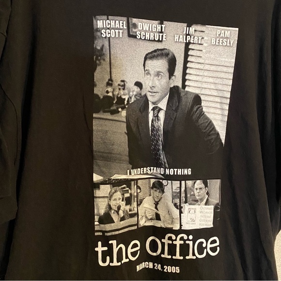 Ripple Junction The Office Men’s Tee SZ 3XL, GUC chest 26” length 32” sleeve 7” - Picture 3 of 4